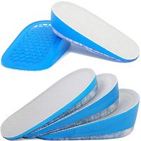 Ailaka Gel Height Increase Insoles, Shock Absorption Heel Cushion Pads, Height Lift Shoes Inserts for Men & Women