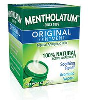Mentholatum Original Ointment Soothing Relief, Aromatic Vapors - 1 oz (Pack of 2)