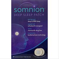 Somnion Deep Sleep Patch, Increase Deep and REM Sleep, Patented Biofield Photon Technology, No Drugs or Chemicals, 31 Day Supply