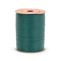 Berwick Offray Matte Hunter Green Raffia Ribbon, 1/4'' Wide, 100 Yards