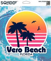 Squiddy Vero Beach Florida - Vinyl Sticker for Car, Laptop, Notebook (5" high)