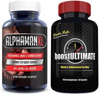 AlphaMAN XL Male Pills | - Enlargement Booster Increases Energy, Mood & Endurance/boostULTIMATE Testosterone Booster Pills, Low T Supplement with Tongkat Ali, Maca, Ginseng for Male Enhancement
