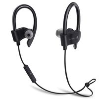 MeiLiio Bluetooth Headphones,Noise Canceling Earphones with Microphone with Volume Control Sport WaterproofHeadset Running in Ear Handsfree Earbuds for iPhone 11&Samsung S10,Black