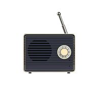 Wireless Retro Speakers, Dosmix Portable Bluetooth Vintage Speaker with Built-in Mic,USB, 8-9 Hours Playtime for Kitchen Bedrooms Desk Shelf Party Travel Android iOS Speaker, Naval Blue