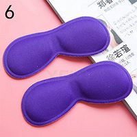 Anti Grinding Shoes Heel Insoles, Self Adhesive Shoes Inserts, Blister Resistant Heel Stickers, Half a Code Mat Adjustments Invisible Foot Cushion, Thickening Anti Slip, for Foot Pain (Purple 2)