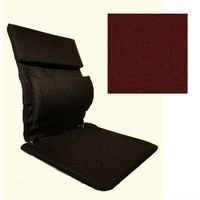 McCartys Sacro Ease Xtra Pad Series BRSM XP Ergonomic Standard Car Seat Support Red Fabric Plus Free Ergonomics Ebook