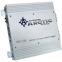 Pyramid Arctic Series 2-Channel Mosfet Amp (1,000W Max; 50W X 2 @ 4_) "Product Category: Amplifiers, Equalizers & Crossovers/Amplifiers"