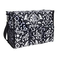 Wheelchair Bag for Back of Chair w/ 5 Exterior & 5 Interior Pockets - Perfect Carrier Bag for Newspaper, Medical Paperwork, Blanket & More for Most Electric, Manual or Power Wheelchairs (Paisley)