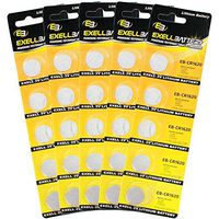 5X 5pack Exell EB-CR1620 3V Lithium Coin Cell Battery Replaces DL1620, ECR1620, BR1620, 280-208, DL1620B, BR1620-1W, CR1620-1W, KCR1620, LM1620, 5009LC, L08