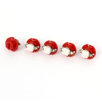uxcell 5 Pcs Car Red B8.4D 5050 SMD 1-LED Dashboard Light Bulb 12V Internal