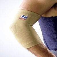 LP Four-Way Stretch Elbow Support (Unisex; Natural), Large