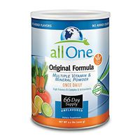 allOne Multiple Vitamin & Mineral Powder Original Formula Once Daily Multivitamin Mineral & Amino Acid Supplement w/ 8g Protein 66 Servings
