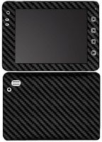 Skinomi Black Carbon Fiber Full Body Skin Compatible with ViewSonic ViewPad 7E (Full Coverage) TechSkin with Anti-Bubble Clear Film Screen Protector