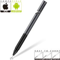 Digital Pen Magnetic Screen Pen Reversible Stylus Pen for Touch Screens, iPhone, iPad/Pro/Mini/Air, Samsung, Tablets, Kindle, Android/iOS, Laptops, with 2 Disc Tips & Anti Skid Texture Grip(Grey)