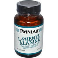 TWINLAB L-PHENYLALANINE 500MG, 60 CAP