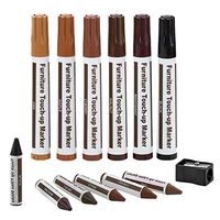 HighlifeS Furniture Repair Pen,Wood Furniture Repair Pen Marker Pen Wax Scratch Filler Remover Repair Fix 12Pc (12PC Multicolor)