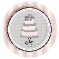 Elegant Wedding Dessert Plates, 8ct