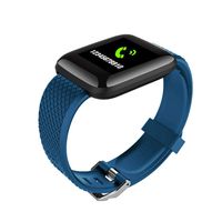 HelloPet Smart Watch Intelligent Bracelet D13 Real time Heart Rate 1.3 inch Blood Pressure Sleep IP67 Waterproof Gift Bracelet (Blue)