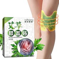 12pcs/Box Knee Pain Relief Patch Hot Moxibustion Plaster Leg Pain Relief Wormwood Sticker Self Heating Warming meridians Patches Plaster (1)