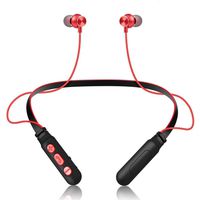 Bluetooth Headset,ZTY66 Wireless Bluetooth Headphones Earphones Bluetooth 4.2 Magnetic Stereo Soundbuds Noise Cancelling for Workout Running Jogging (Red)