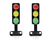 Mini LED Traffic Light for Arduino and breadboards (2 Pack)