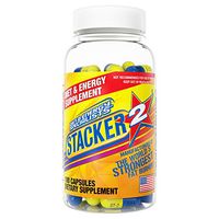 Stacker 2 Body Fat Burner and Metabolism Boosting Supplement (100 Capsules) Ephedra Free