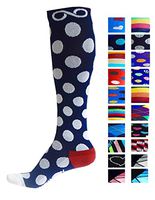 Infinity Compression Socks (1 Pair) (Nautical Dots, S/M)
