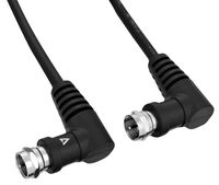 V7 V7COAXCBL-3M-1N10FT Coax Cable 90 Degree Black