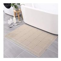 GHHZZQ Bathroom Rugs Oversized Non-Slip Bathtub Mat Splice PVC Shower Room Kitchen Foot Pad, 7 Colors, 1 cm Thick, Multiple Sizes (Color : B, Size : 57x87cm 15-Tiles)