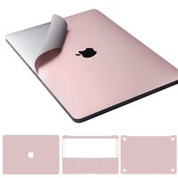 Leze - 4-in-1 Body Cover Protective Stickers Decals for New MacBook Pro 13-inch A1706&A1989 Laptop, With Touch Bar(Retina Display, 2016-2018 Released) - Rose Gold
