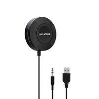 Jupi-storm Bluetooth 4.1 Hands-Free Car Kit,Wireless Bluetooth Audio Music Receiver with 3.5mm Aux Jack,USB Charging,3M Adhesive Base,Handsfree Calling for iPhone, Samsung,HTC One,Andriod Smartphone