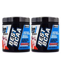 BPI Sports Best BCAA Peptide Linked Branched Chain Amino Energy Powder, 10.58oz, Pack of Two 30 Servings (Watermelon 2 x 30svg)