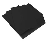 50 16x20 UNCUT mat matboard Black Color
