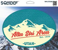 Squiddy Alta Utah - Vinyl Sticker Decal for Phone, Laptop, Water Bottle (3" Tall)