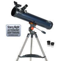 Celestron 31036 AstroMaster LT 76AZ Breathtaking Views, Astronomical Telescope, Blue