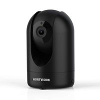 Home Camera, Huntvision 1080P WiFi Camera Indoor Baby Monitor with Camera and Audio, Motion/Sound Detection, Night Vision, Free Cloud Included, Black