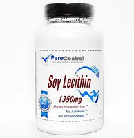 Soy Lecithin1350mg // 200 Capsules // Pure // by PureControl Supplements