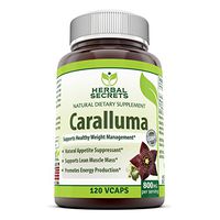 Herbal Secrets Caralluma 800 Mg Per Serving 120 Veggie Capsules (Non-GMO) - Supports Lean Muscle Mass, Promotes Energy Production, Natural Appetite Suppressant