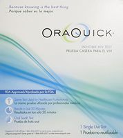 Oraquick Oral in Home Saliva Test for HIV. (Completely Private) The 1St Test You Can Read Yourself. No Outside Facilities Involved.