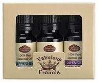 100% Pure Essential Oil Set - Peppermint, Sweet Orange, Lavender - Great for Aromatherapy