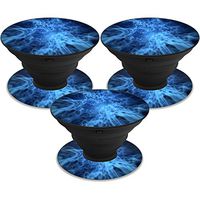 MightySkins Skin Compatible with PopSocket PopSocket - Blue Mystic Flames | Protective, Durable, and Unique Vinyl Decal wrap Cover | Easy to Apply, Remove, and Change Styles | Made in The USA