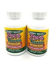 Zero Appetite - Well-Known Carbohydrate Blocker 90 Count Per Bottle - Caffeine Free Skinny Diet Pills - White Kidney Bean Extract 500mg (2-90 Count Bottles - $12.45 Average per Bottle)