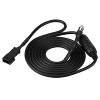 Car AUX Cable, 3 Pin Car AUX Audio Cable Adapter Auxiliary Input Adapter for BMW E39 E46 E53 X5 16:9 CD Player Navigation