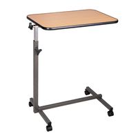 Laptop Food Tray Overbed Table Rolling Desk Hospital Over Bed With Tilting Top