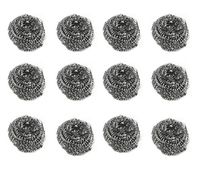Stainless Steel Wool 12-Pack Cleaners Scrubbers