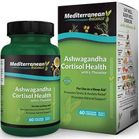 Ashwagandha Cortisol Health with L-Theanine Promotes Stress & Anxiety Relief, Adrenal Support, Lemon Balm, 1150mg, 30 Days Supply