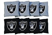 Victory Tailgate Oakland Raiders NFL Cornhole Game Bag Set (8 Bags Included, Corn-Filled)