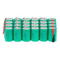 WINDMAX 24PCS 1.2V 2200mah Green 4/5 SubC Ni-CD Rechargable Batteries
