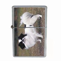 Dog japanese chin Dual Torch Lighter