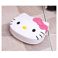 SANRIO Hello Kitty Soap Dish Case Shower Bathroom : Kitty with Pink Bow
